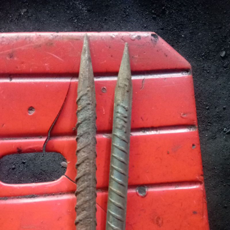 pahat drip baja diameter ukuran 16mm