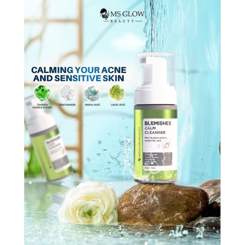 MS GLOW _ BlEMISHES CLAM ClEANSERr - 100ML