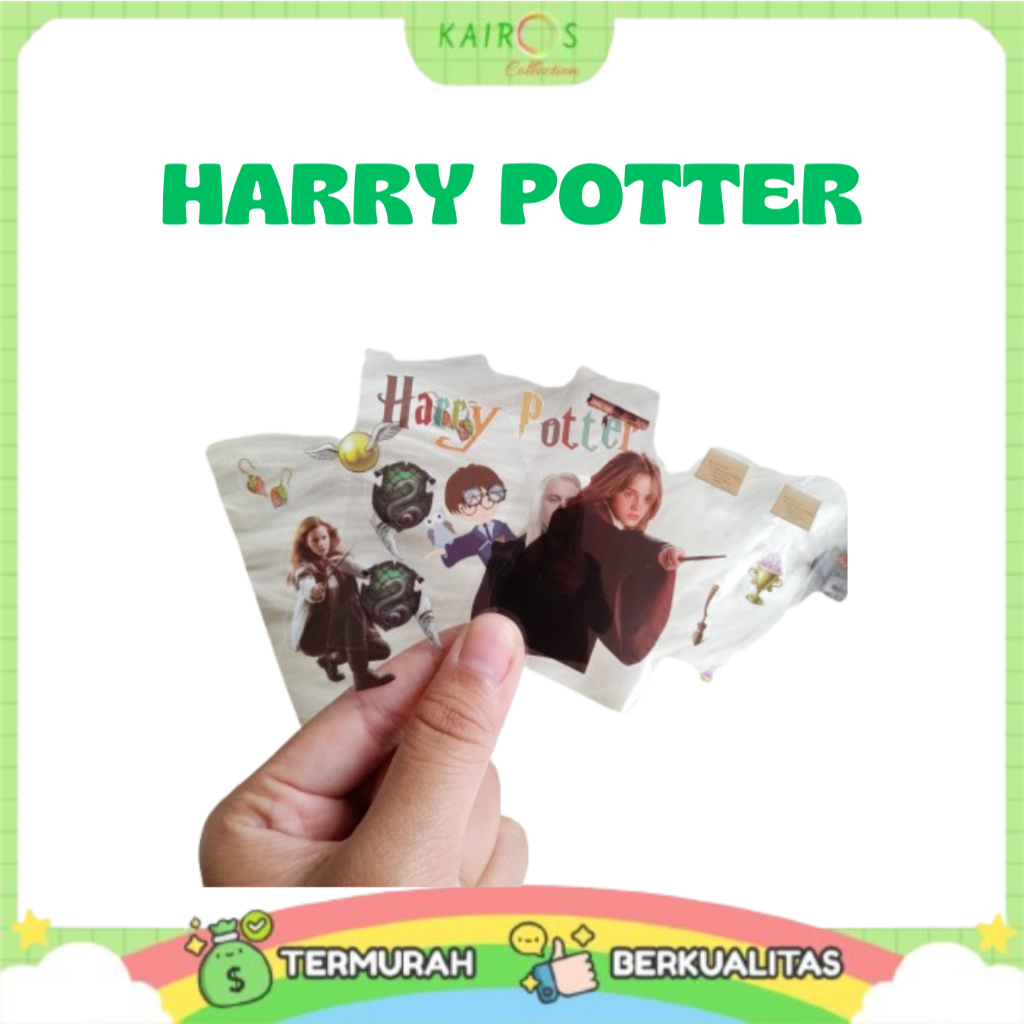 

STICKER NONO HARRY POTTER [ECER] WATERPROOF / 1 LEMBAR STIKER