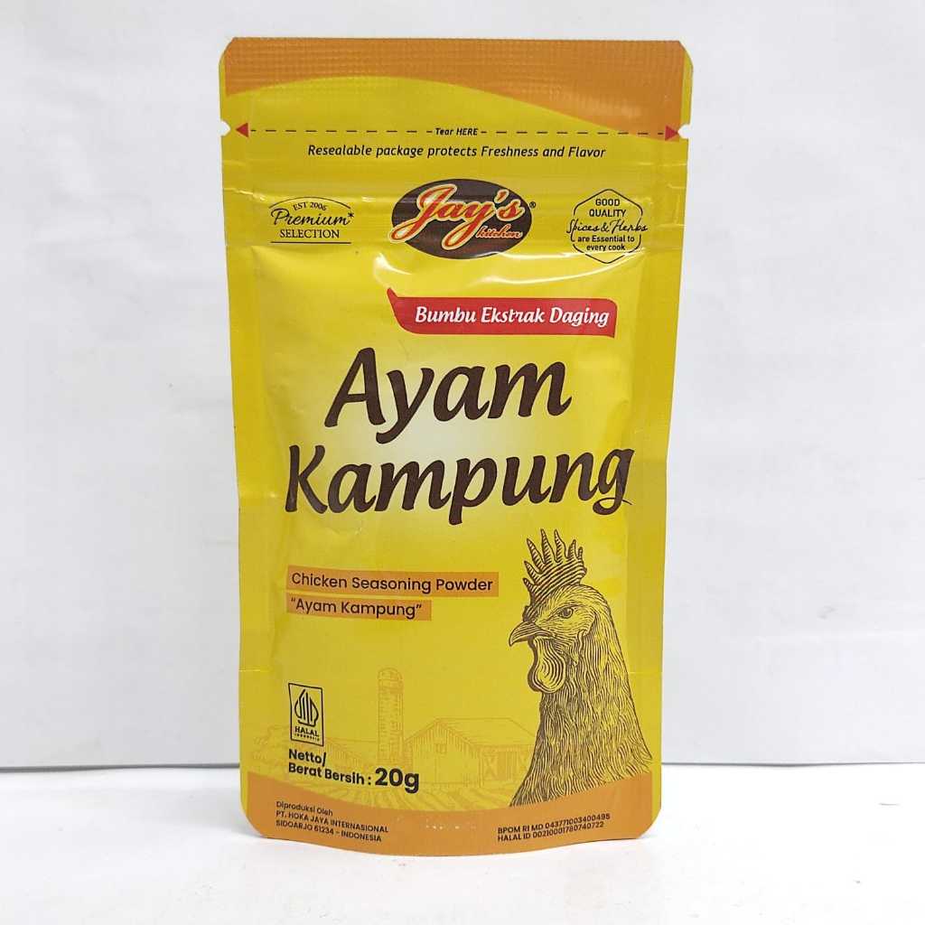 

JAYS CHICKEN SEASONING POWDER AYAM KAMPUNG 20G