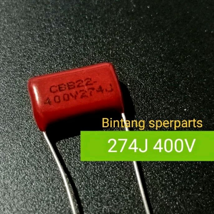 KAPASITOR MILAR 274J 400V CAPACITOR MILAR 274J 400V KAPASITOR KERAMIK 274J 400V MILAR 274K 400V
