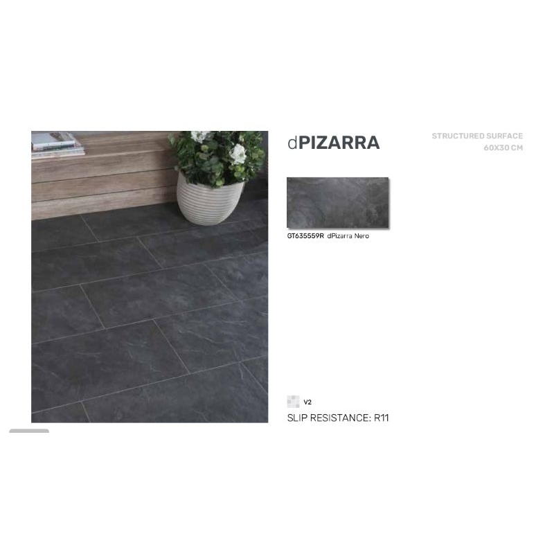Roman Granit dPizarra 60x30 Pizarra matt surface granit lantai dinding tembok indoor outdoor