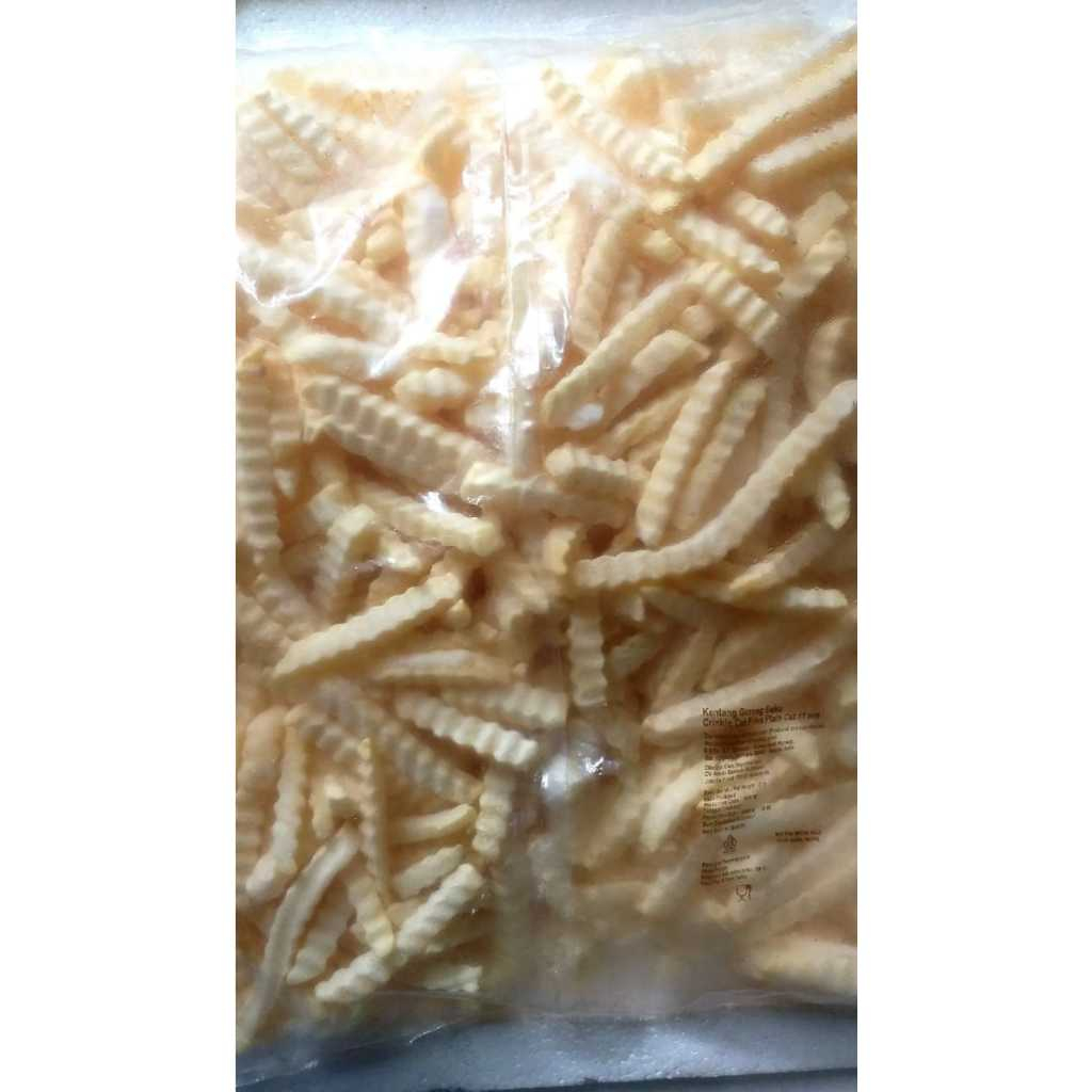 

Kentang Goreng Beku Crinkle Cut 11mm – Frozen French Fries 2kg