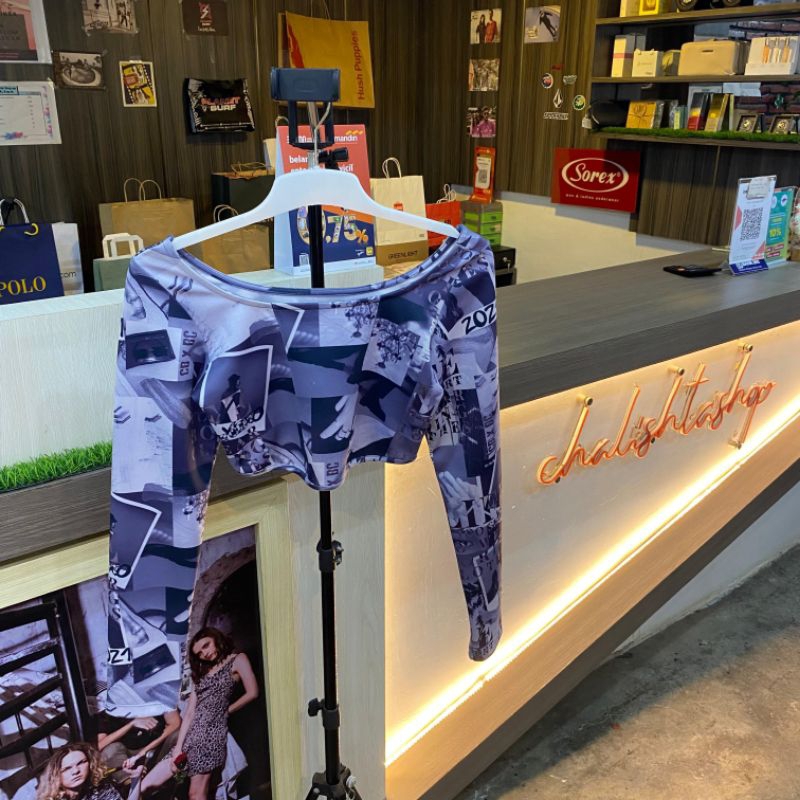 COLORBOX T-shirt Wanita Lengan Panjang - Motif