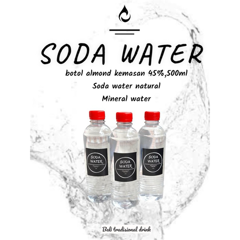 

SODA WATER BOTLE ALMOND 1Pcs