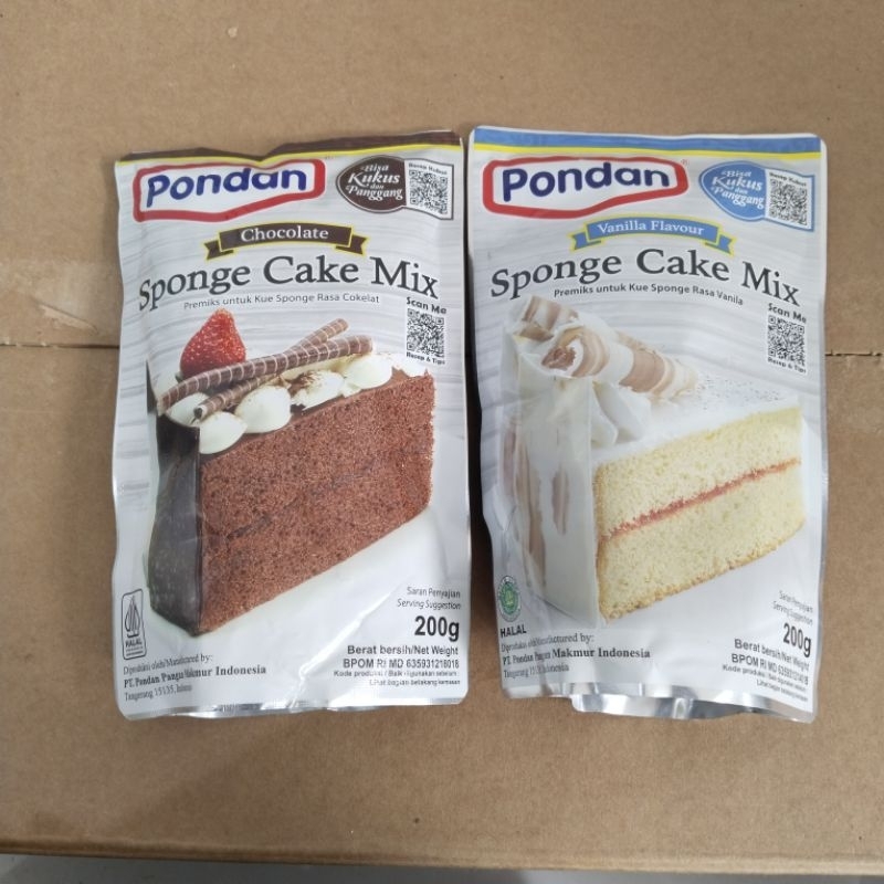 

Pondan sponge cake mix 200g