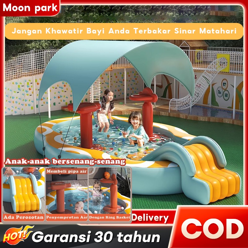 Kolam Renang Anak Perosotan Jumbo 5 in1 Perosotan karet untuk kolam renang anak jumbo