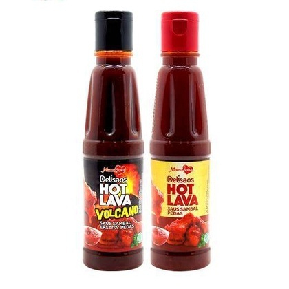 

Mama Suka Delisaos Hot Lava Saus Sambal Pedas & Volcano Extra Pedas 160 Gr