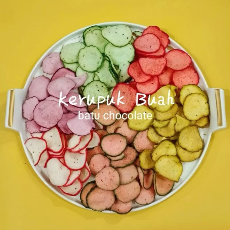 

Paket Oleh oleh - Paket 10 pcs Keripik Buah & Kerupuk Buah - Oleh Oleh Khas Malang Batu