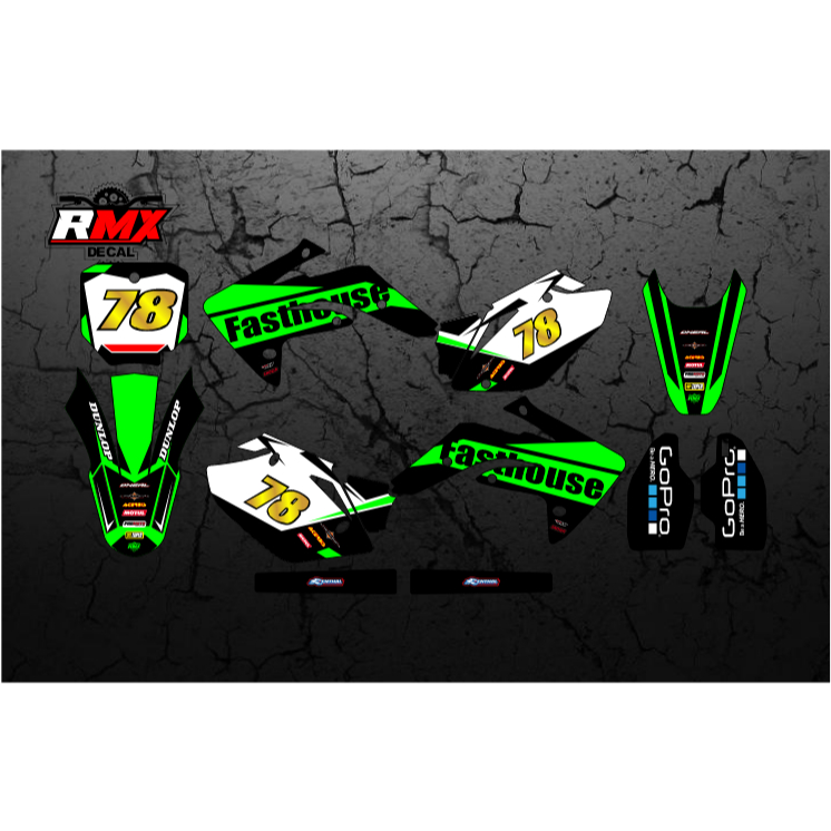 DECAL CRF 150 R FULLBODY (014) DEKAL STIKER CRF 150 LAMA HITAM MERAH, KUNING, HIJAU, BIRU TUA/MUDA, 