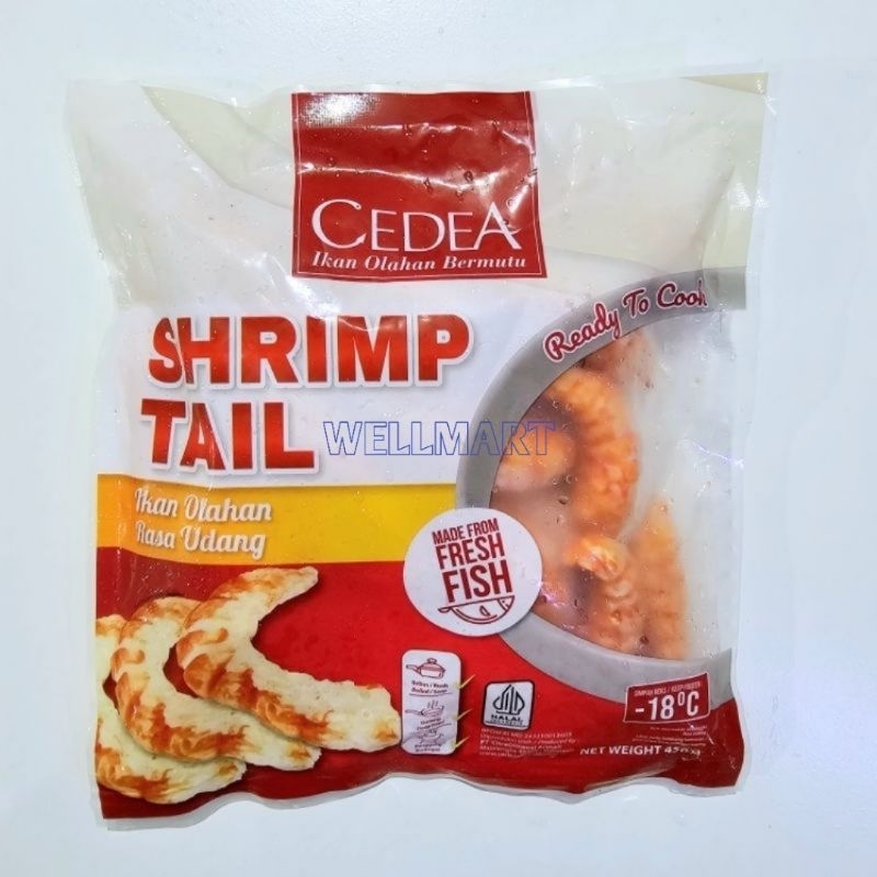 

Cedea Shrimp Tail 450gr Ikan Olahan Rasa Udang