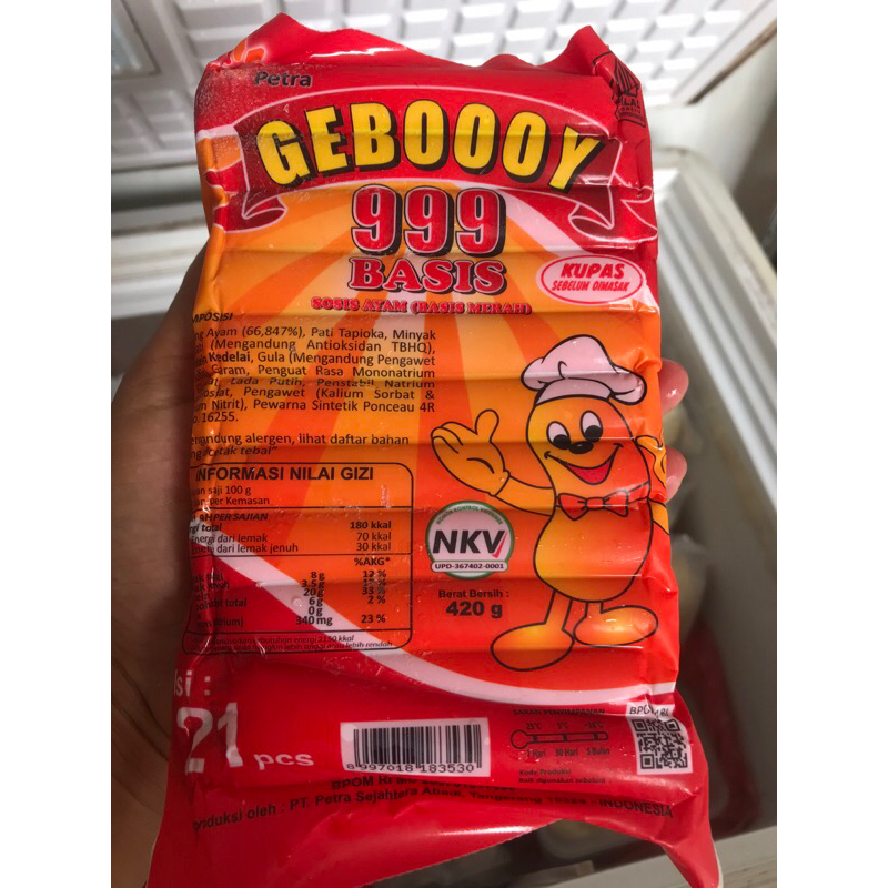 

Sosis Geboy 999 Sosis Ayam