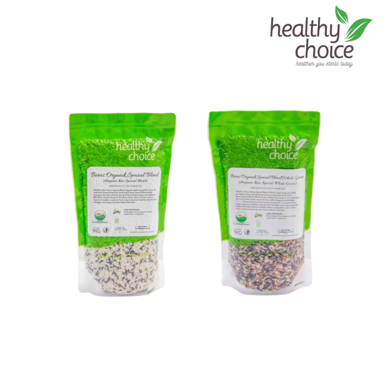 

Healthy Choice Beras Organik 1kg (Spesial Blend & Spesial Blend Whole Grain)