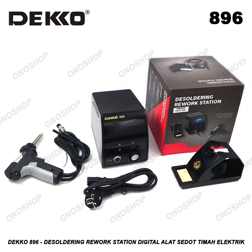 Dekko 896 - Desoldering Rework Station Digital Alat Sedot Timah Elektrik