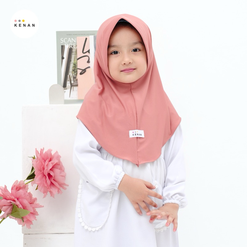KENAN - Miicky Instan Hijab Bergo Daily Anak