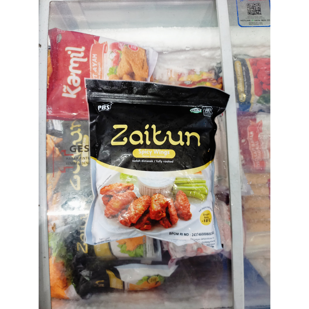 

Frozenfood ZAITUN Spicy Wing 500gr