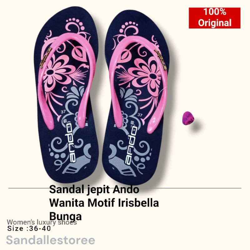 Sandal Jepit Wanita Ando Irisbella Original Sandal Jepit Ando