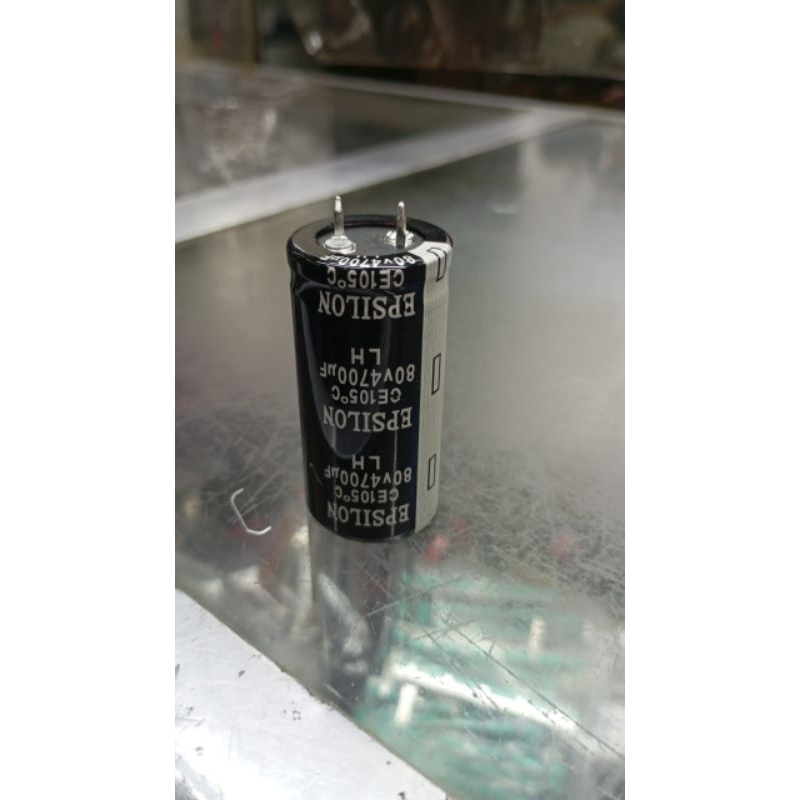 Elco 4700uf 80v epsilon Original Bagus 4700uf 80v