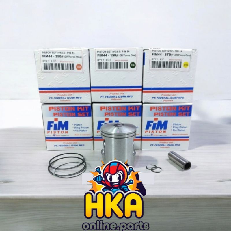FIM Piston Kit Set FIZ-R Force One STD/25/50/75/100/125/150/175/200/225/250/300/350 FIM44 FIM 44 Ori