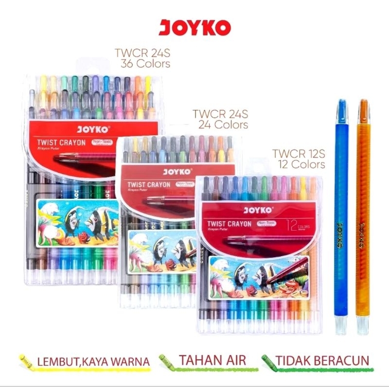 Joyko crayon Putar