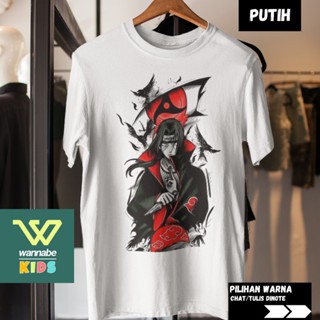 Kaos Anime Naruto Dewasa S–7XL Big Size Jumbo & Anak XS–XL | Baju Couple Keluarga Cotton Combed 24s 