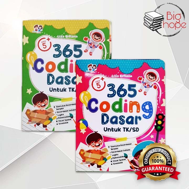 Buku Belajar Coding Anak Anak - 365 Coding Dasar TK-SD 
 - Pustaka Tanah Air - Nawa Sena