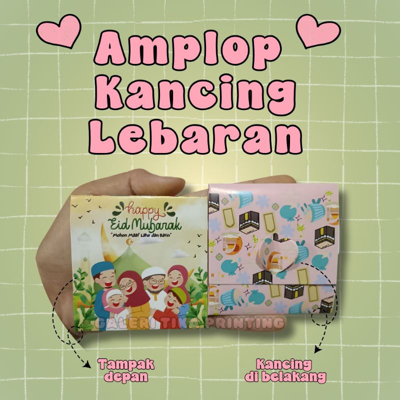 

(5pcs) AMPLOP KANCING LEBARAN MINI HAMPERS HARI RAYA IDUL FITRI LUCU