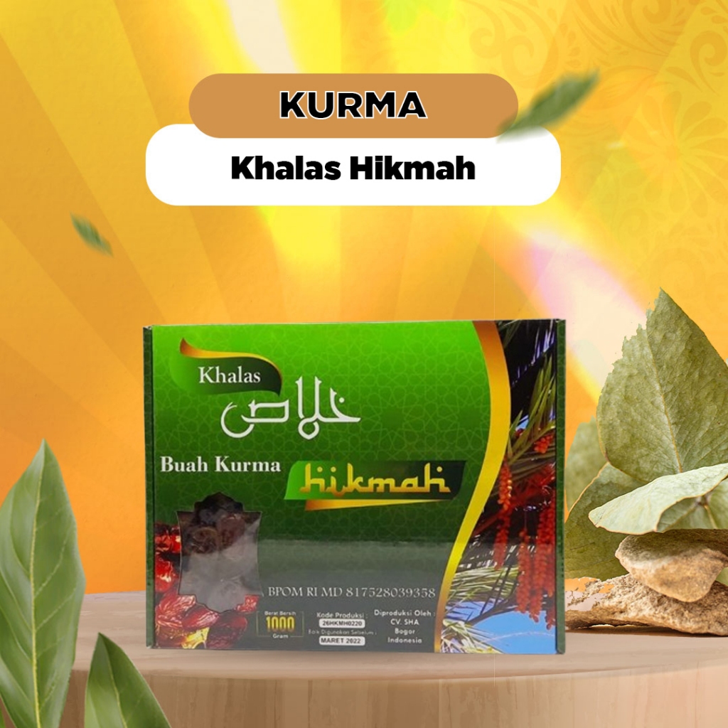 

KHALAS - Kurma Hikmah Khalas Kholas 1kg