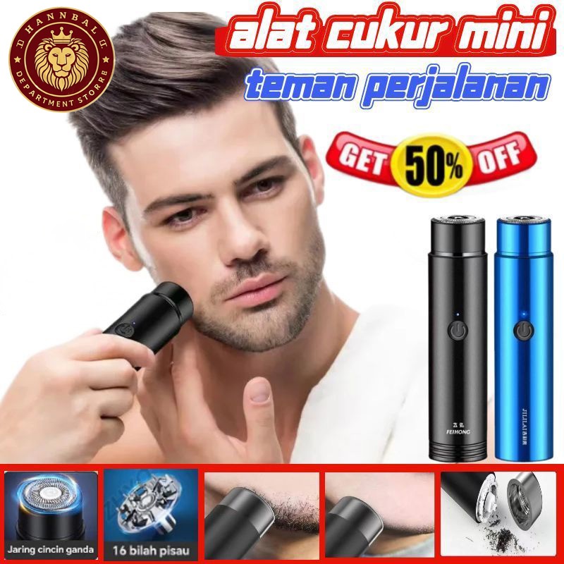 [produk resmi]pisau cukur elektrik mini yang praktis pisau cukur ketiak Pencukur Mini Listrik, Pencu