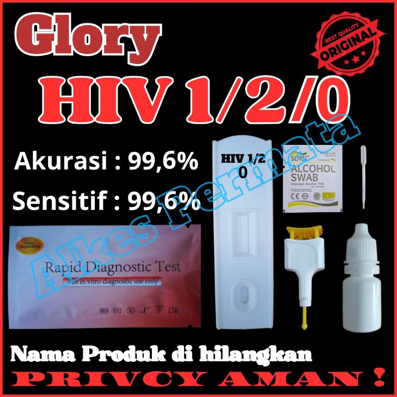 Alat Test HIV 1/2/0 Akurat Mandiri Satuan Glory