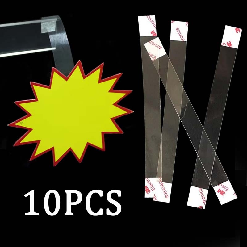 Label Display Harga Label Harga Mika 100pcs Mika Display Kartu Promo Wobbler Promosi Mika