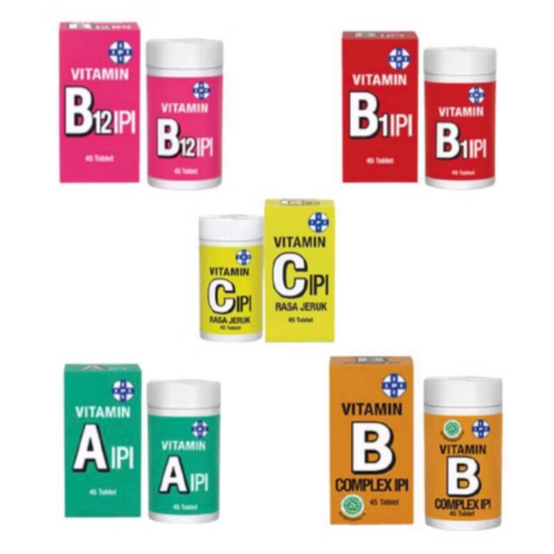 VITAMIN A IPI, B1 IPI, B12 IPI, B COMPLEX IPI, VITAMIN C IPI, CALCIUM IPI, VITAMIN D IPI, VITAMIN D3