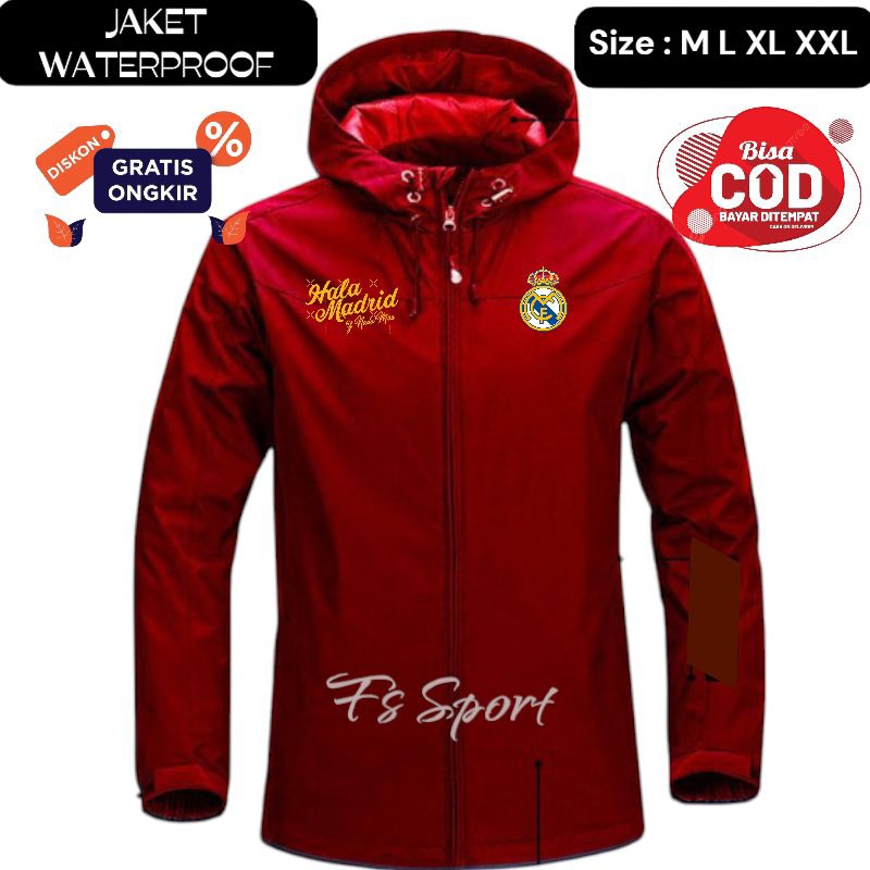 JAKET WATERPROOF REAL MADRID