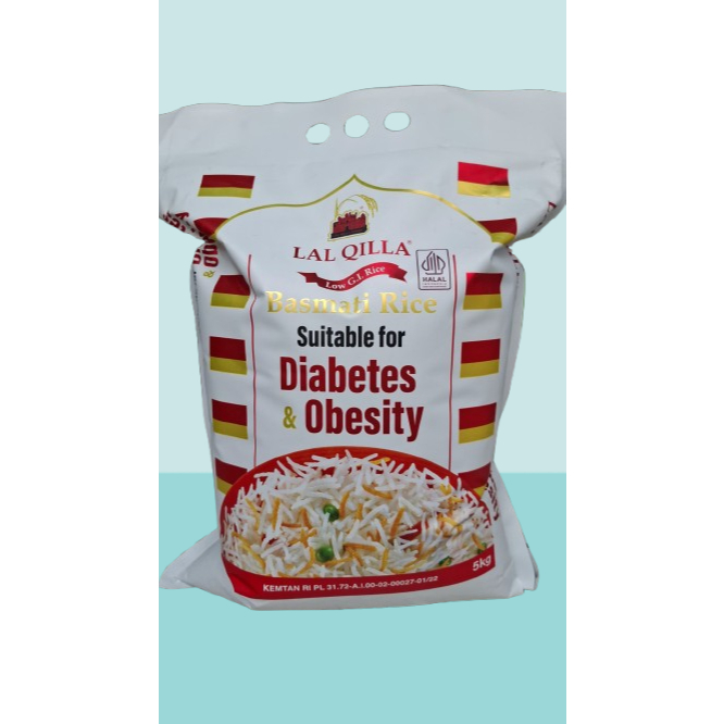 

Beras Basmati LaL Qilla For DIabetes & Obesity Kemasan asli Original Premium Basmati Rice