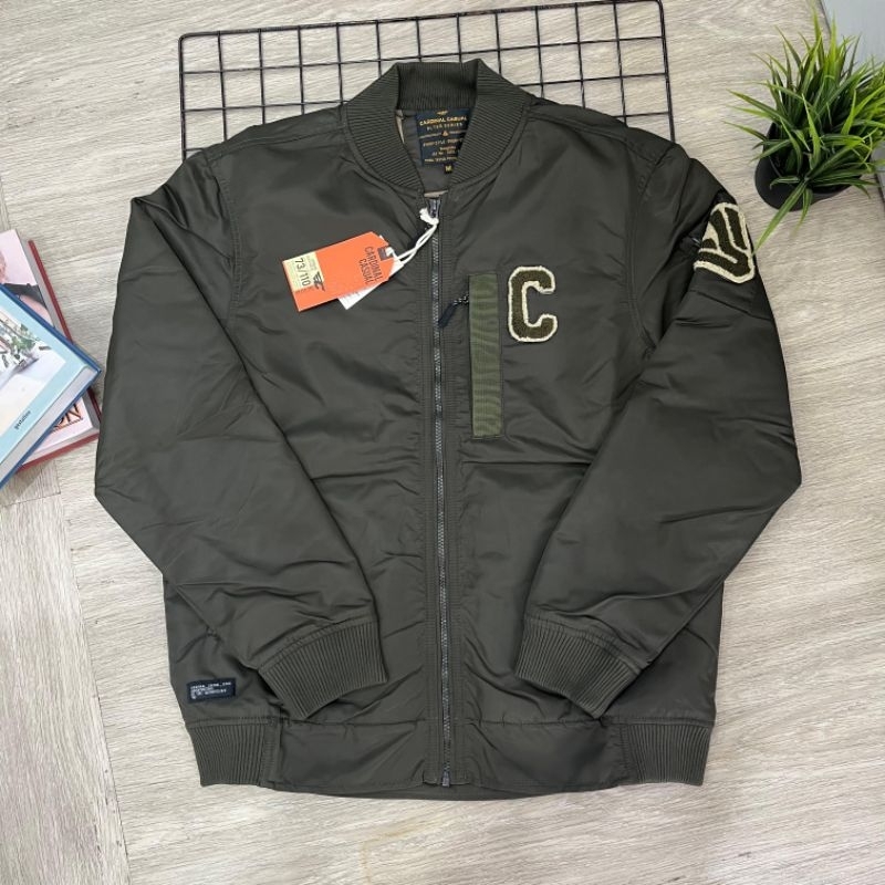 jaket bomber cardinal pria original