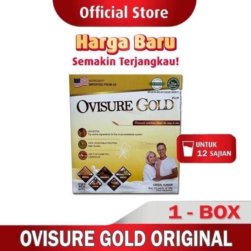 

OVISURE GOLD SUSU VITAMIN TULANG DAN SENDI NYERI OTOT ASTEOPOROSIS OSTEOARTHRITIS
