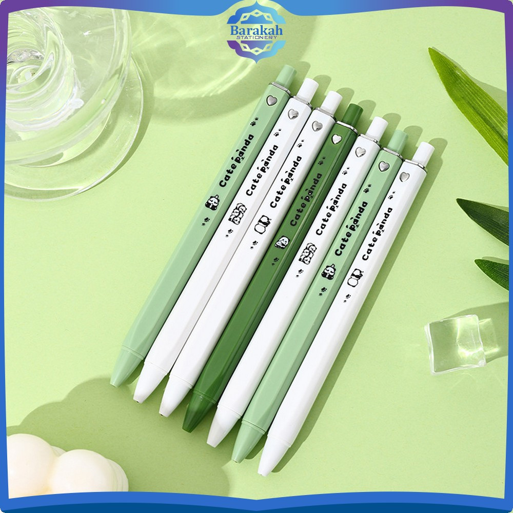 

Pulpen Gel Mekanik 0.5MM Pen Gel Karakter Panda Lucu / Pena Cetek Bentuk Persegi Panda Alat Tulis Sekolah Barakah Stationery A104