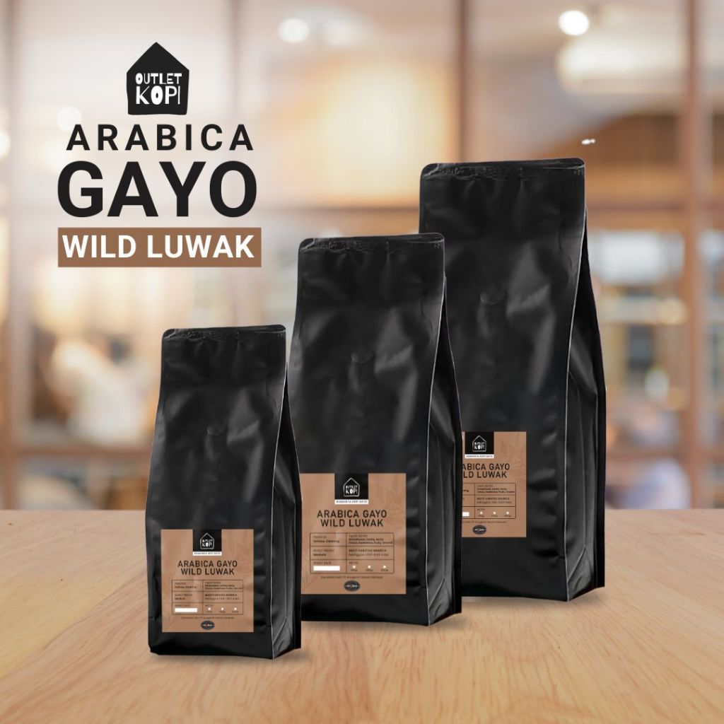 

Arabika Gayo Wild Luwak / Luwak Liar 100% Asli Tanpa Campuran
