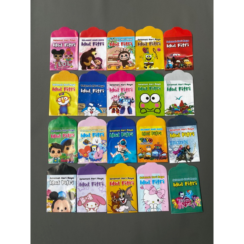 

AMPLOP LEBARAN MOTIF KARTUN LUCU/AMPLOP LEBARAN LUCU