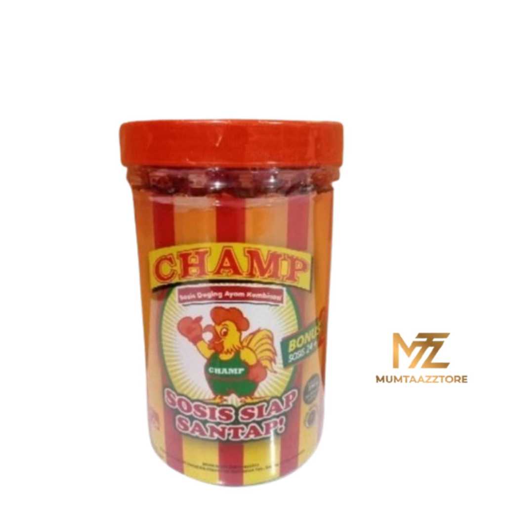 

~MTZ~SNACK CHAMP SOSIS SIAP SANTAP TOPLES ISI 24 + 2 pcs 546 gr