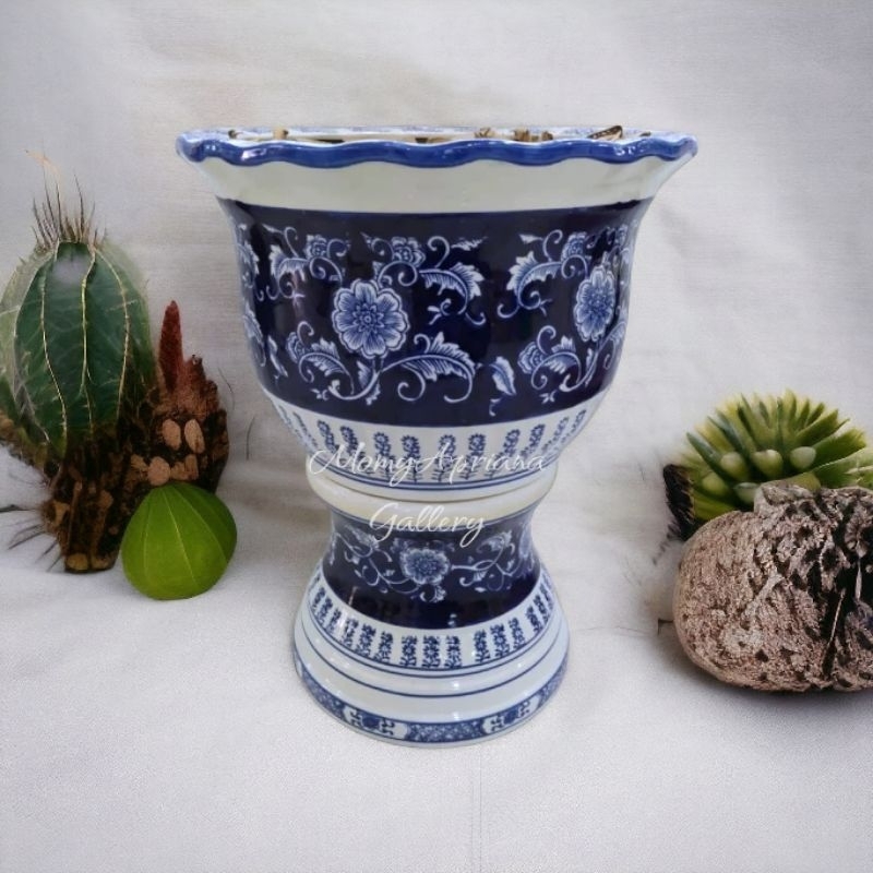 Pot Kaki Keramik Tanam | Pot Tanam Keramik | Pot Cina