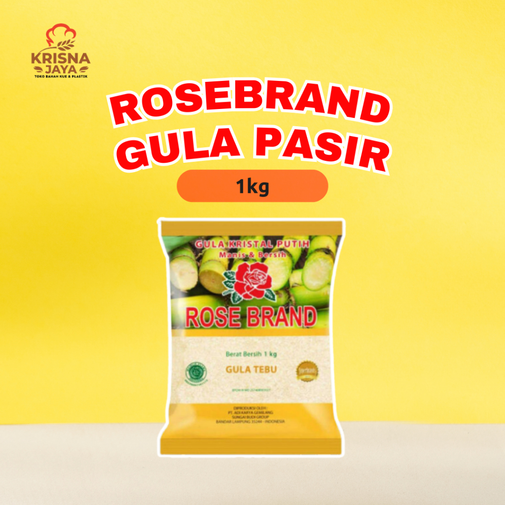 

Rosebrand Gula Pasir Tebu 1kg