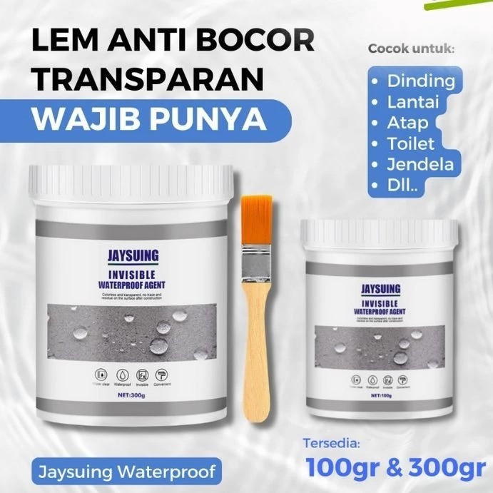Lem Waterproof Bocor Lem Transparan Waterproof Anti Bocor Anti Rembes dan Anti retak JAYSONG