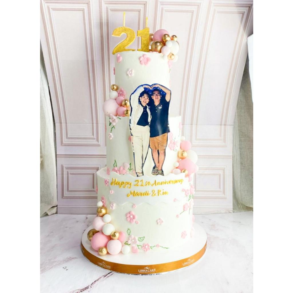 

Kue/kue Wedding/Kue 3 Tk/Kue Anniversary/Kue Birthday jakarta