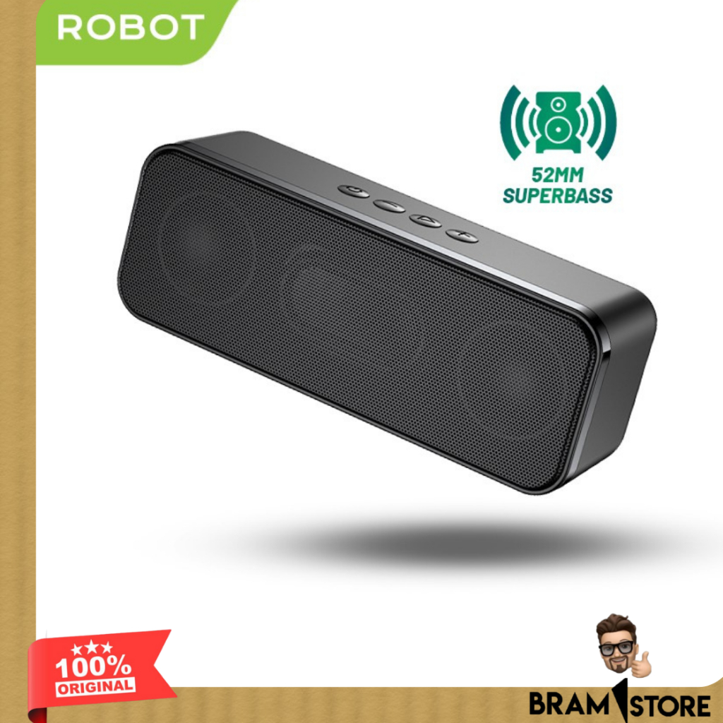 ROBOT RB520/RB420 Bluetooth Speaker 10Watt Bass Mantap