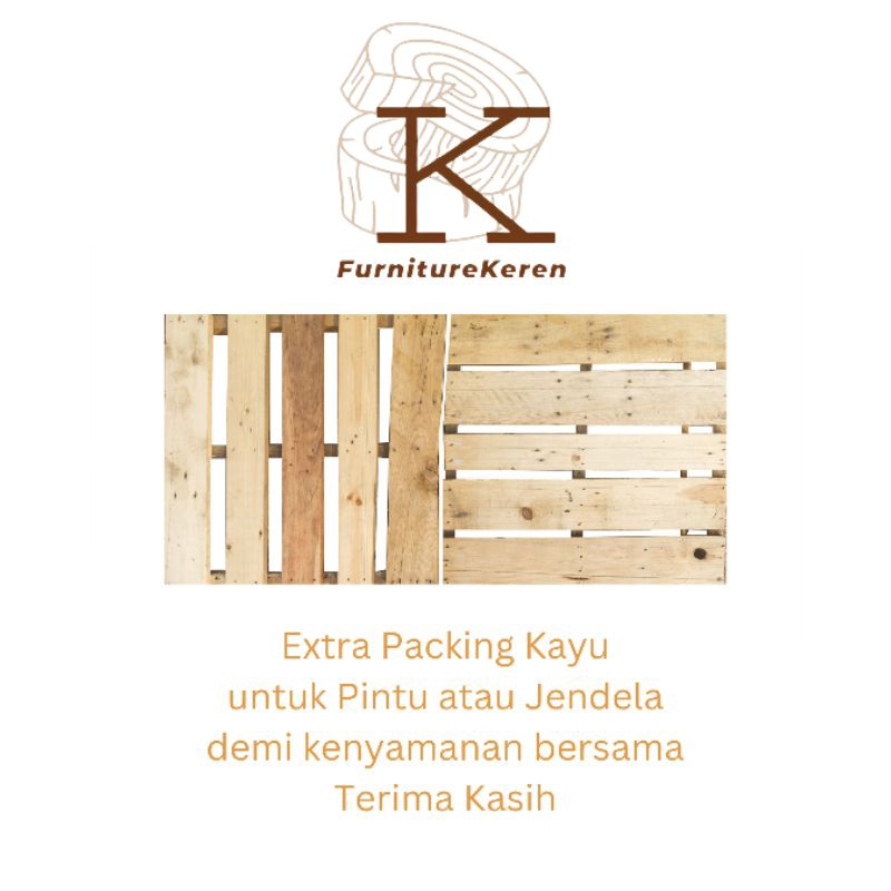 Packing Kayu untuk Pengiriman Pintu dan Jendela / Palet Kayu untuk Produk Furniture Keren