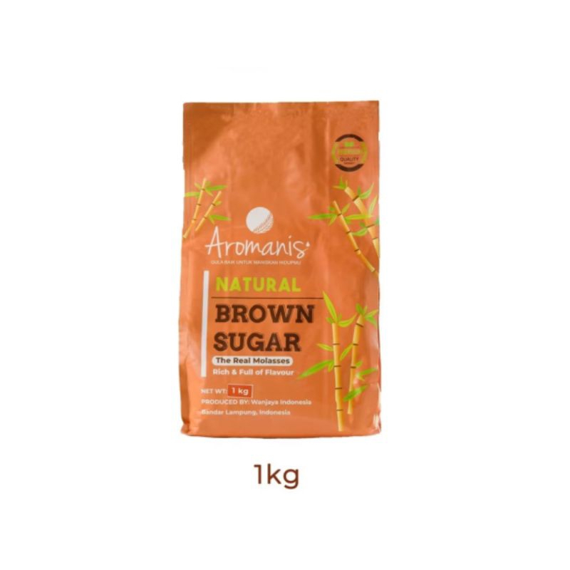 

Aromanis natural brown sugar 1kg