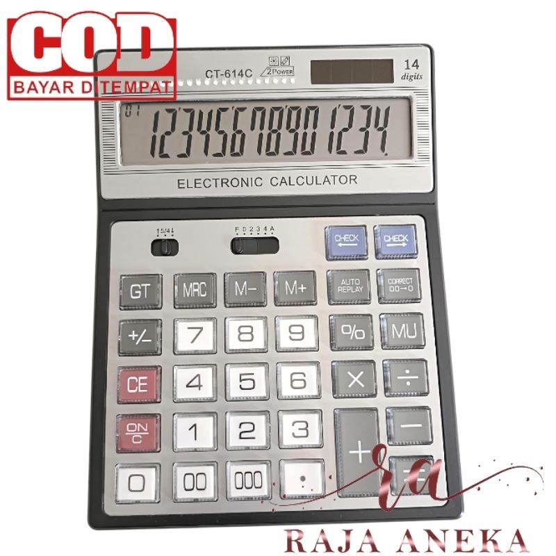

Calculator Kalkulator Murah tipe SDC614C 614C 614 Warna Menarik 14 Digit CT
