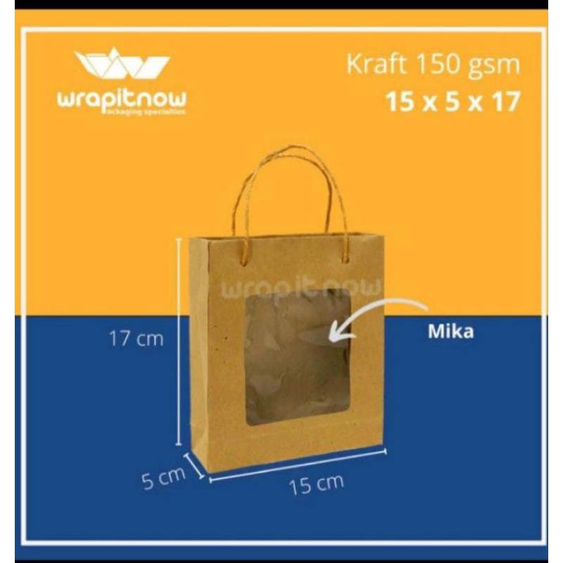 

Sale 36 Paper bag jendela 15x5x17