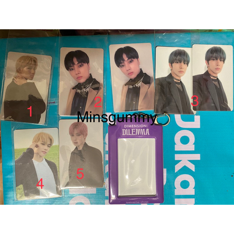 OFFICIAL Enhypen photocard luckydraw Dimension Answe Dimension Dilemma